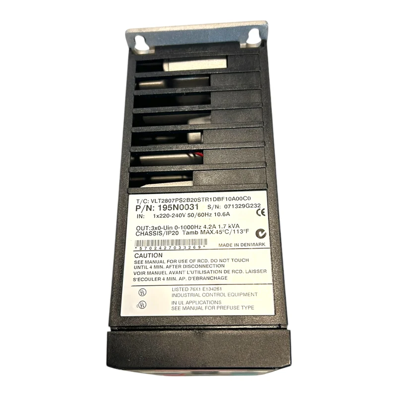 Danfoss VLT2807 195N0031 Frequenzumrichter VLT2807PS2B20STR1DBF IndustrieEinsatz