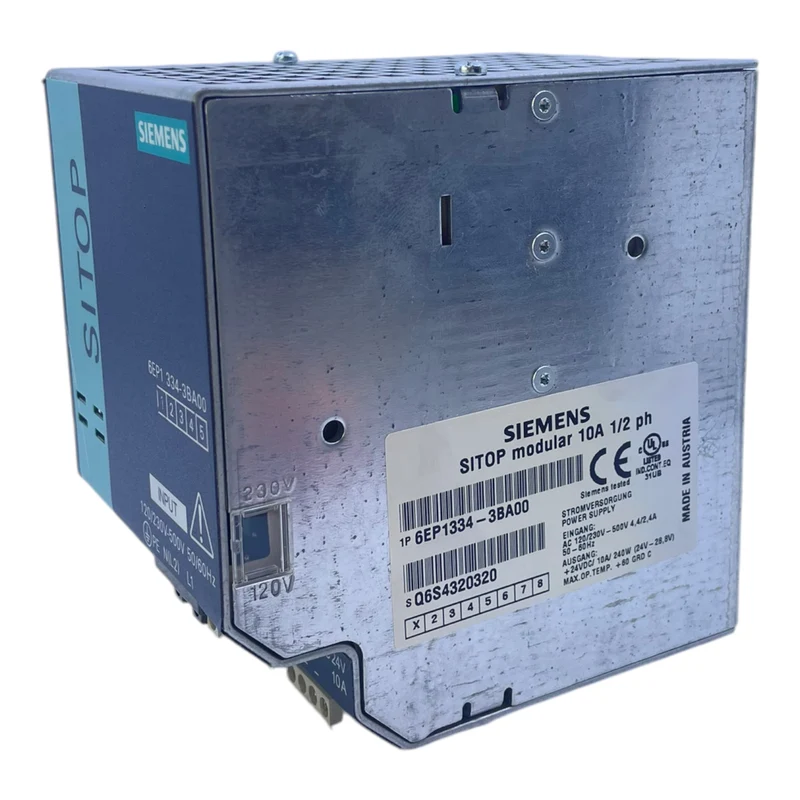 Siemens 6EP1334-3BA00 Netzteil für industriellen Einsatz 6EP1334-3BA00 Siemens