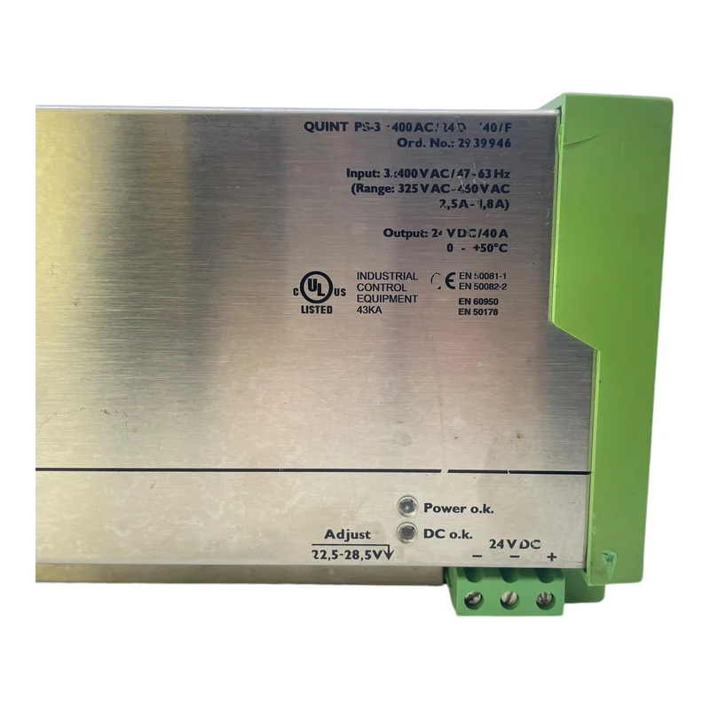 Phoenix Contact 2939946 Netzteil für Industrie Einsatz QUINT-PS3x400AC/24DC/40/F
