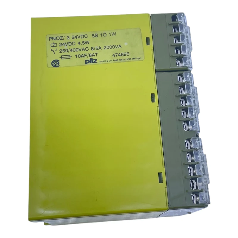 Pilz PNOZ/3 Sicherheitsrelais für industriellen Einsatz 24VDC 5S 1Ö 1W PNOZ/3 Pi