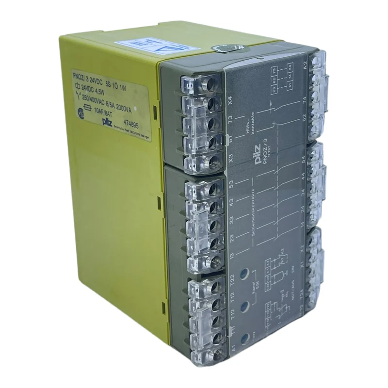 Pilz PNOZ/3 Sicherheitsrelais für industriellen Einsatz 24VDC 5S 1Ö 1W PNOZ/3 Pi