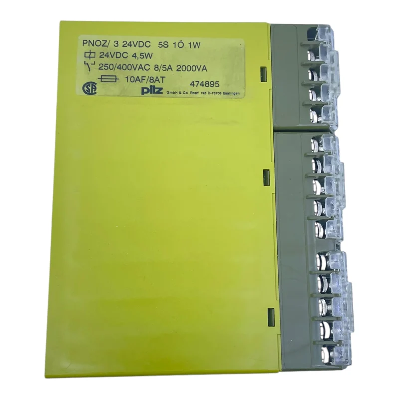 Pilz PNOZ/3 Sicherheitsrelais 24VDC5S1Ö1W 474895 Sicherheitsrelais 474895 Pilz 3