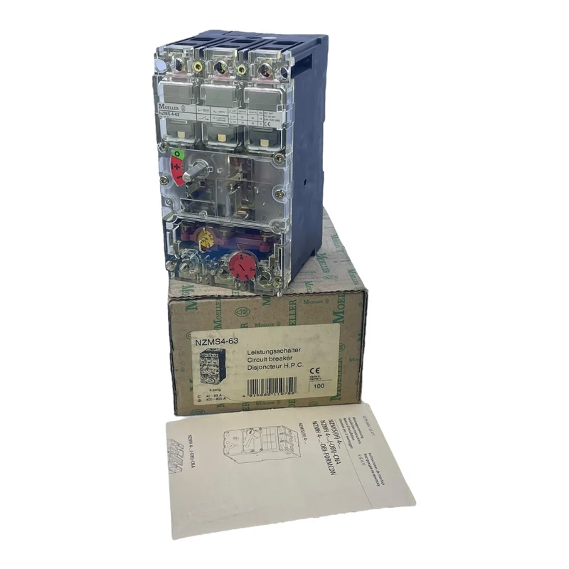 Moeller NZMS4-63 Leistungsschalter für industriellen Einsatzt 3-polig 40-63A NZM