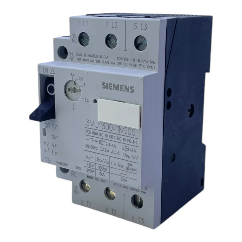 Siemens 3VU1300-1MJ00 Motorschutzschalter für industriellen Einsatz 3VU1300-1MJ0