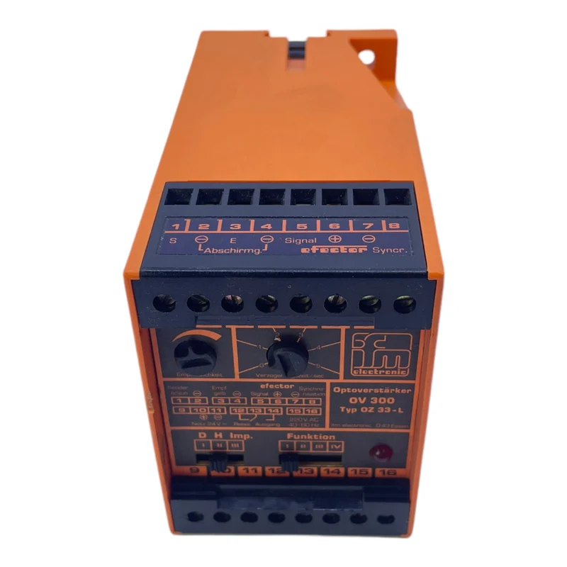 Ifm OV300 OZ33-L Optoverstärker für industriellen Einsatz 220V AC 24V DC OV300 I