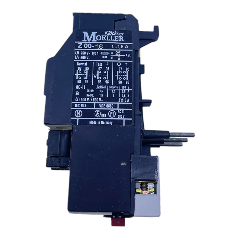 Klöckner Moeller Z00-1,6 Motorschutzrelais für industriellen Einsatz 1,0-1,6A Z0