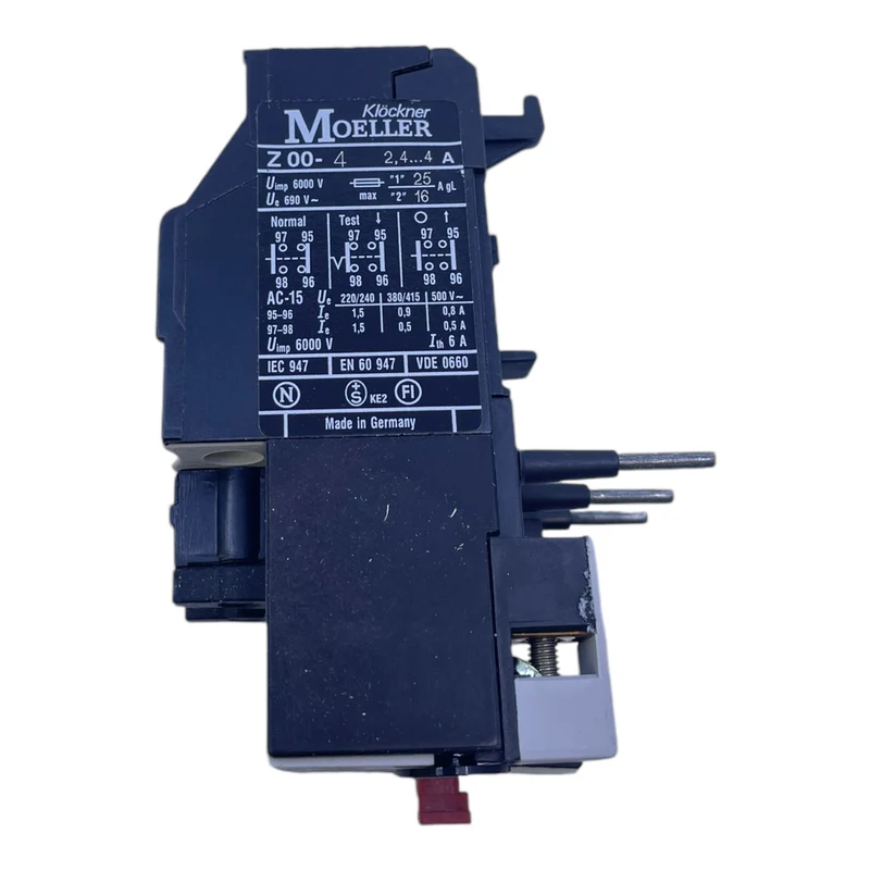 Klöckner Moeller Z00-4 Motorschutzrelais für industriellen Einsatz 2,4-4A Z00-4