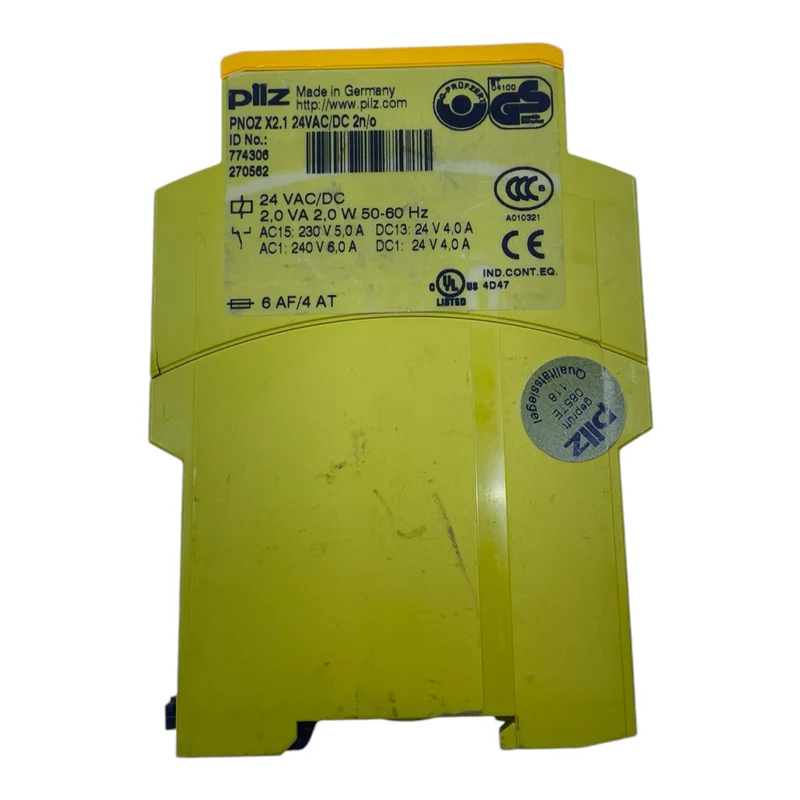 Pilz PNOZX2.124VAC/DC2n/o Sicherheitsrelais für industriellen Einsatz 774306 774