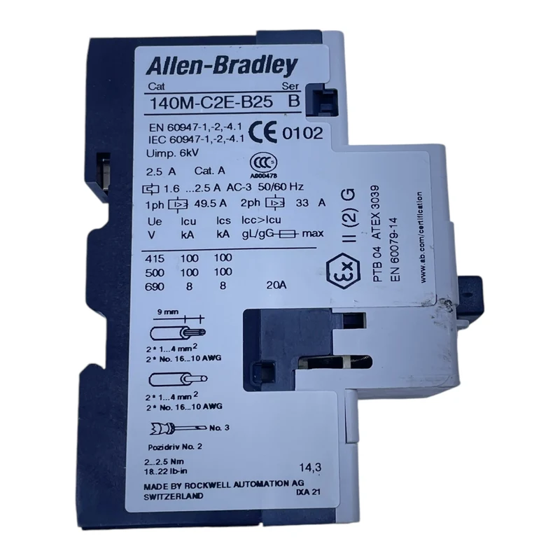 Allen Bradley 140M-C2E-B25 Motorschutzschalter für industriellen Einsatz 140MC2E