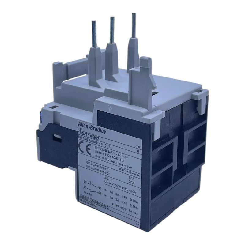 Allen Bradley 193-T1AB63 Überlastrelais für industriellen Einsatz 193-T1AB63 A-B
