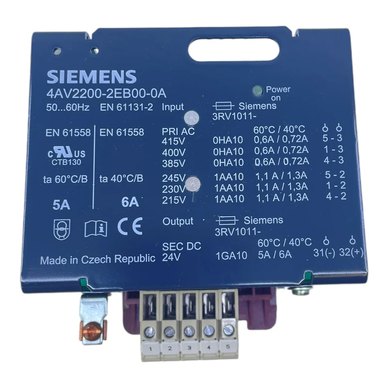 Siemens 4AV2200-2EB00-0A Transformator Netzteil Siemens 4AV2200-2EB00-0A 4AV2200