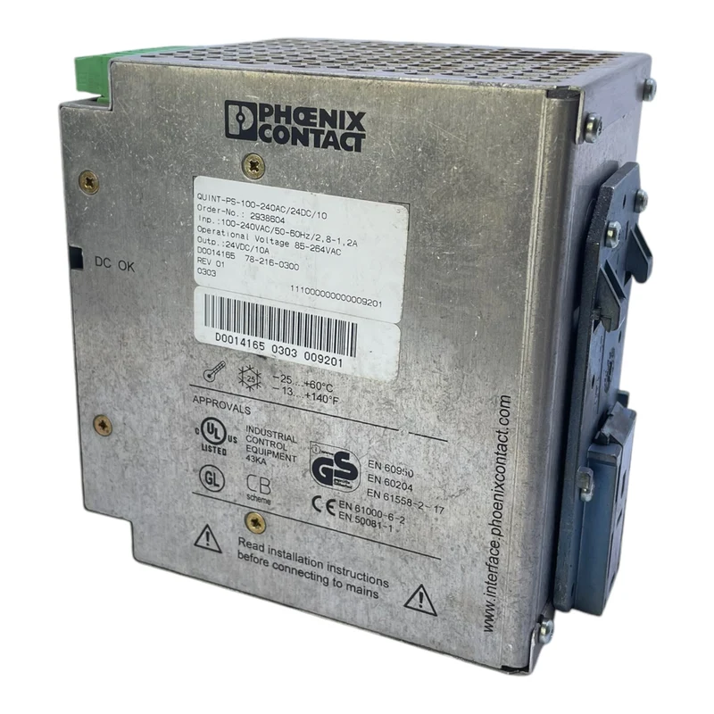 Phoenix Contact 2938604 Netzteil QUINT-PS-100-240AC/24DC/10 Phoenix Contact 2938