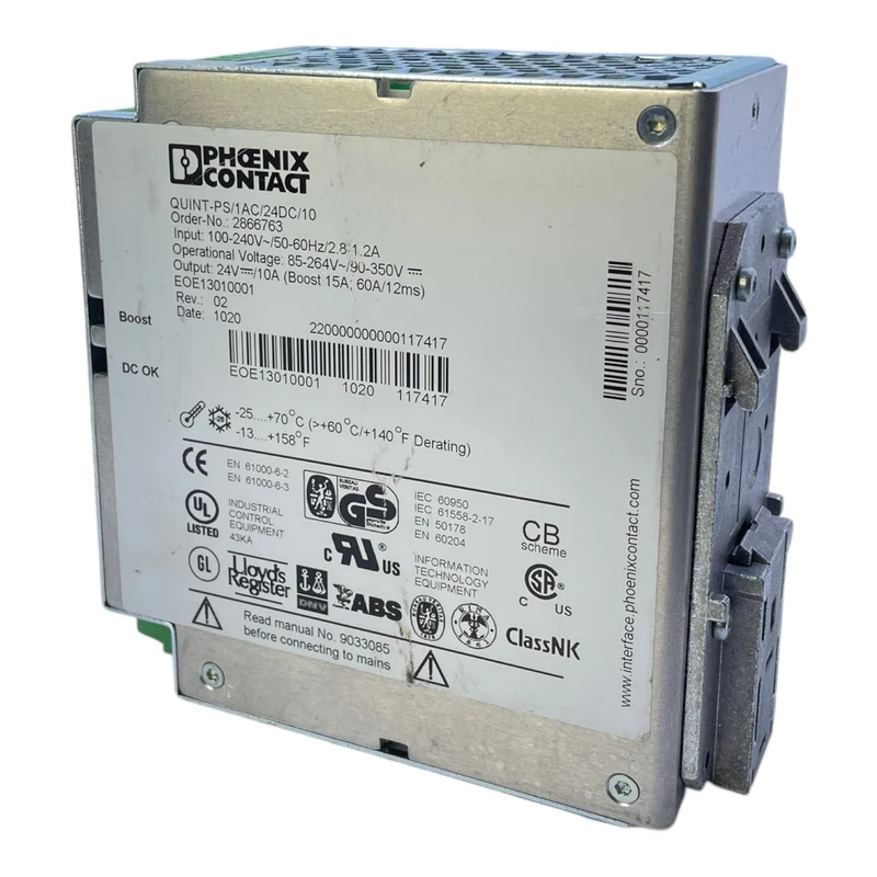 Phoenix Contact 2866763 Netzteil QUINT-PS/ 1AC/24DC/10 Phoenix Contact 2866763 2