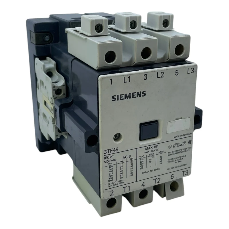 Siemens 3TF48 Leistungsschütz für industriellen Einsatz Siemens 3TF48 Schütz 3TF