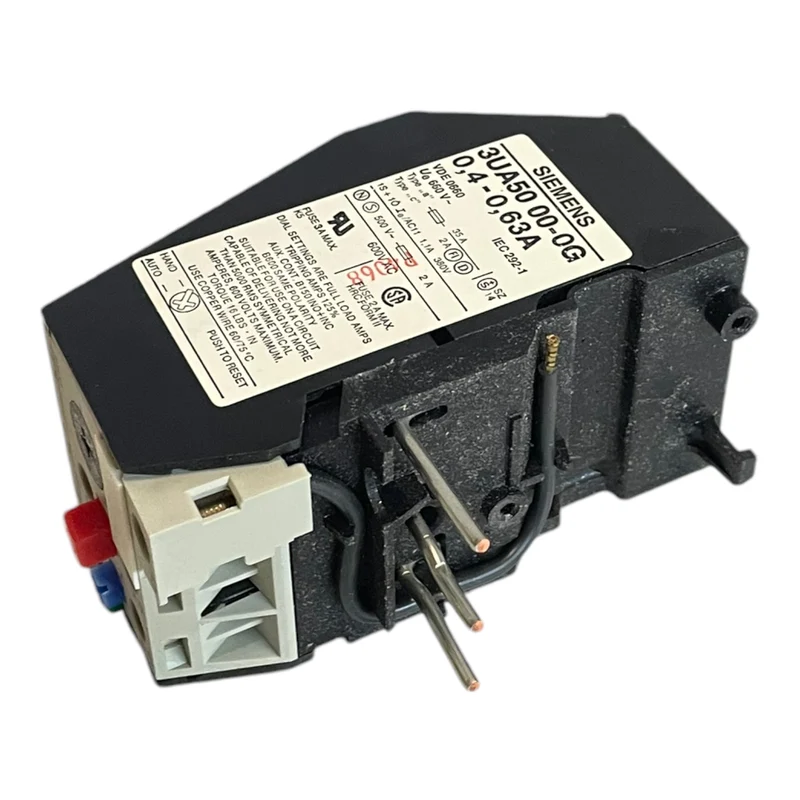 Siemens 3UA50 00-0G Überlastrelais für industriellen Einsatz VE:5stk/pcs Siemens
