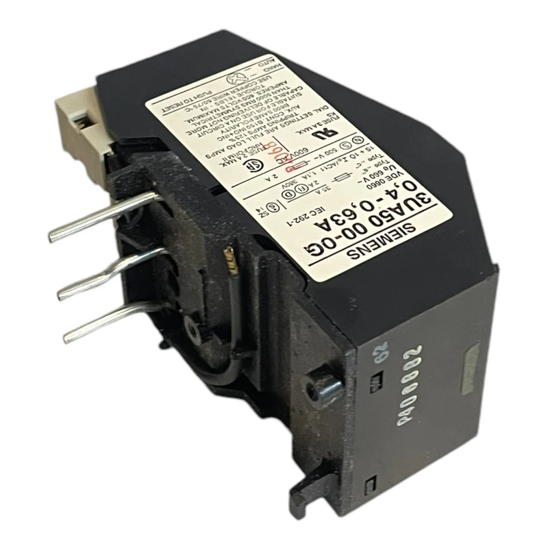 Siemens 3UA50 00-0G Überlastrelais für industriellen Einsatz VE:5stk/pcs Siemens