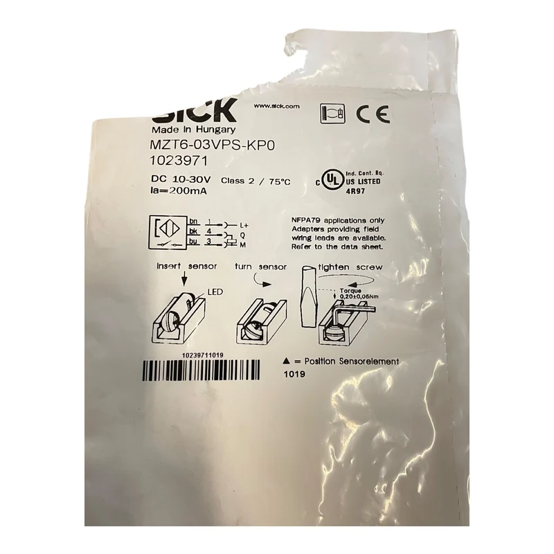Sick MZT6-03VPS-KP0 Zylindersensor für industriellen Einsatz 1023971 MZT6-03VPS