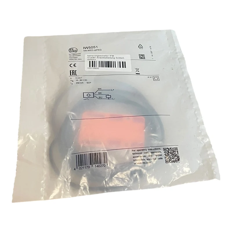 Ifm IW5051 Induktiver Sensor für industriellen Einsatz IW-3005-BPKG Ifm IW5051 3
