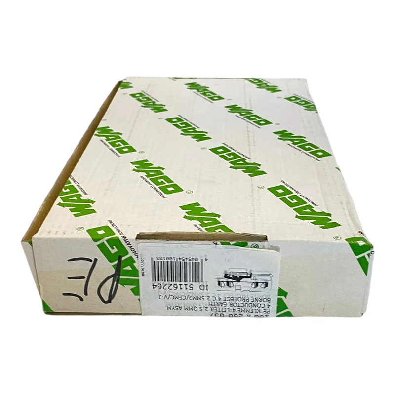 Wago 280-837 4-Leiter-Schutzleiterklemme VE:100stk/pcs für industriellen Einsatz