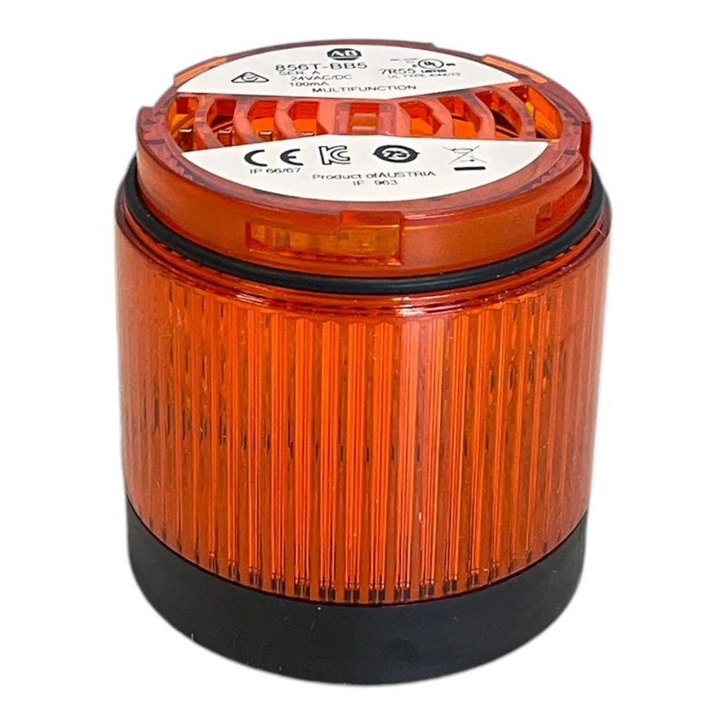 Allen Bradley 856T-BB5 Signalsäule Dauer-Licht Orange für Industrie Einsatz 24 V