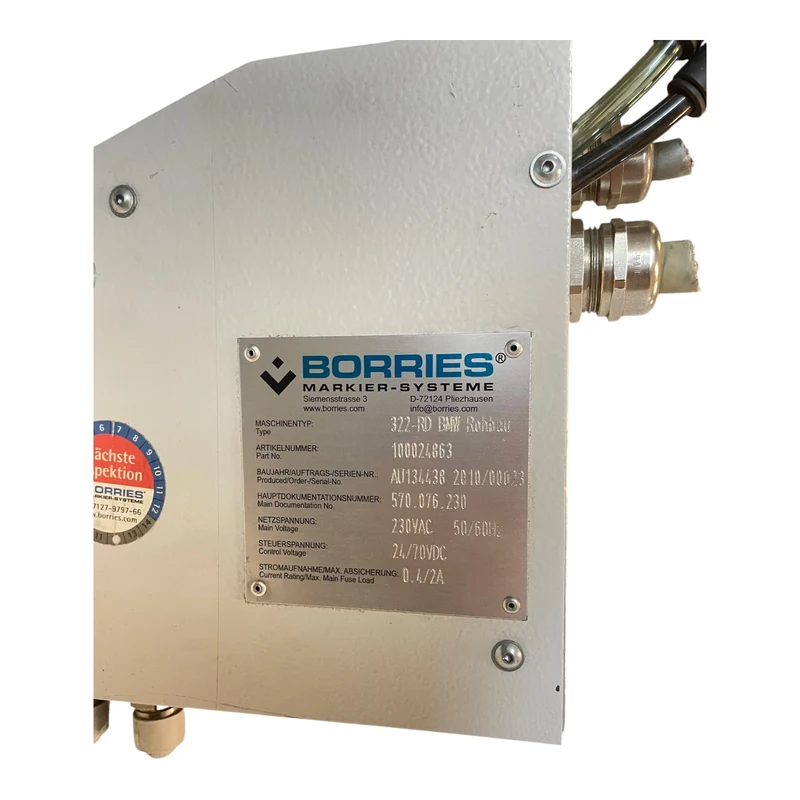 Borries 322-RD Markier System für industriellen Einsatz 100024863 Borries 322-RD