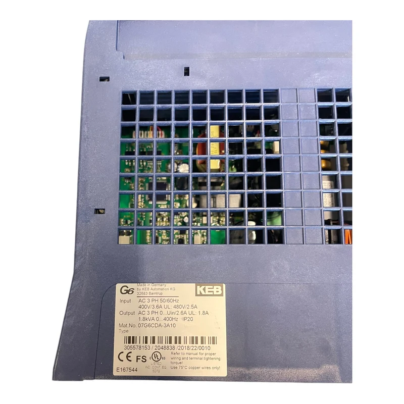 KEB 07G6CDA-3A10 Frequenzumrichter Combivert G6 1,8kVA Frequenzumrichter 07G6CDA