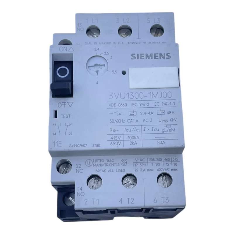 Siemens 3VU1300-1MJ00 Leistungsschutzschalter für industriellen Einsatz 3VU1300
