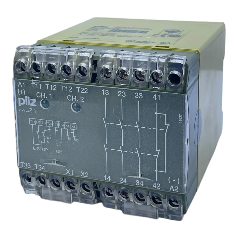 Pilz PNOZ 1 24V DC 3S1Ö Sicherheitsschaltgerät für industriellen Einsatz 475695