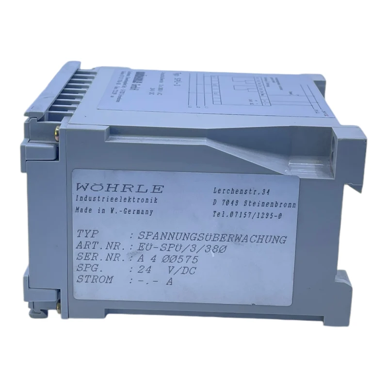 Wöhrle SPÜ-3 Spannungsüberwachung für industriellen Einsatz 3x380V AC 24V DC SPÜ