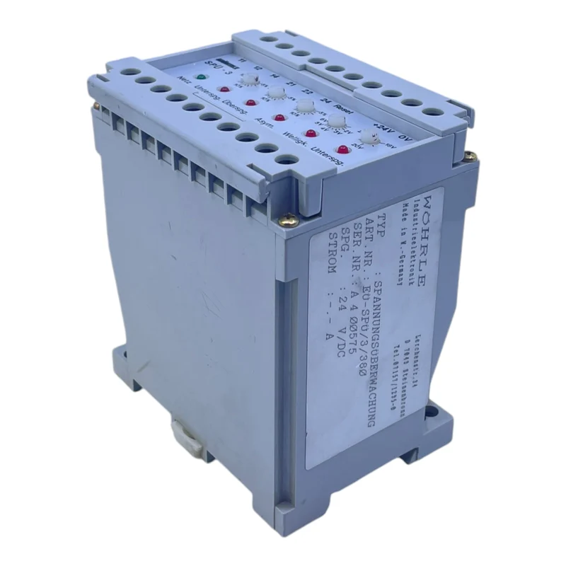 Wöhrle SPÜ-3 Spannungsüberwachung für industriellen Einsatz 3x380V AC 24V DC SPÜ