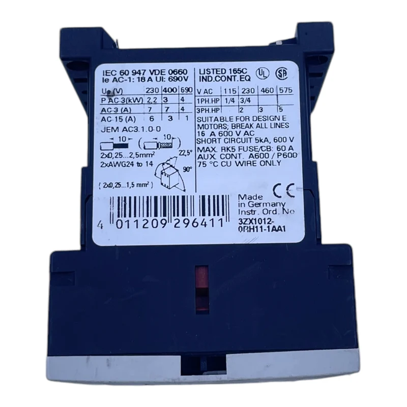 Siemens 3RT1015-2BB41 Schutzschalter für industriellen Einsatz 3RT1015-2BB41 3RT