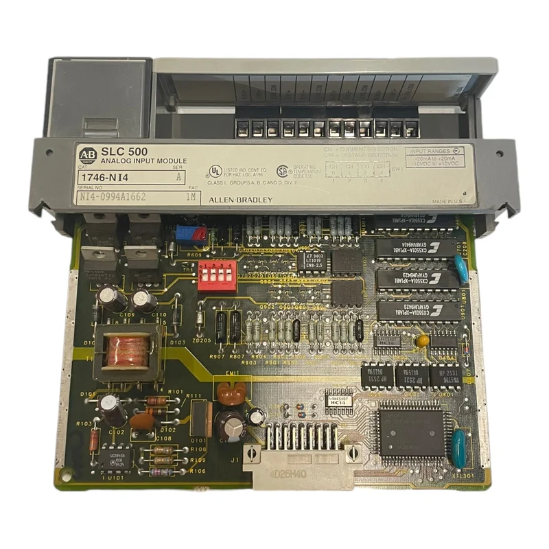 Allen Bradley 1746-NI4 SLC500 Analog Input Modul für industriellen EinsatzSLC500