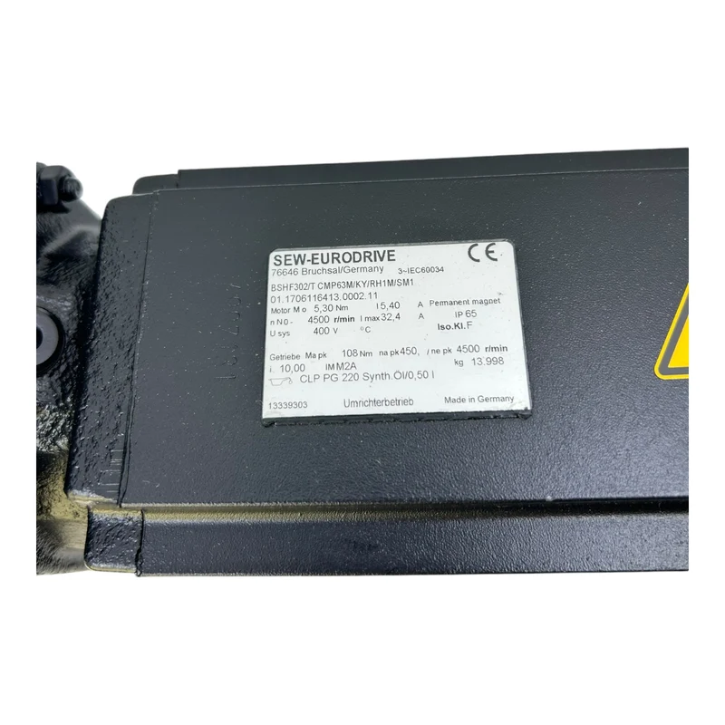 SEW BSHF302/T CMP63M/KY/RH1M/SM1 Servomotor mit Getriebe für Industrie Einsatz