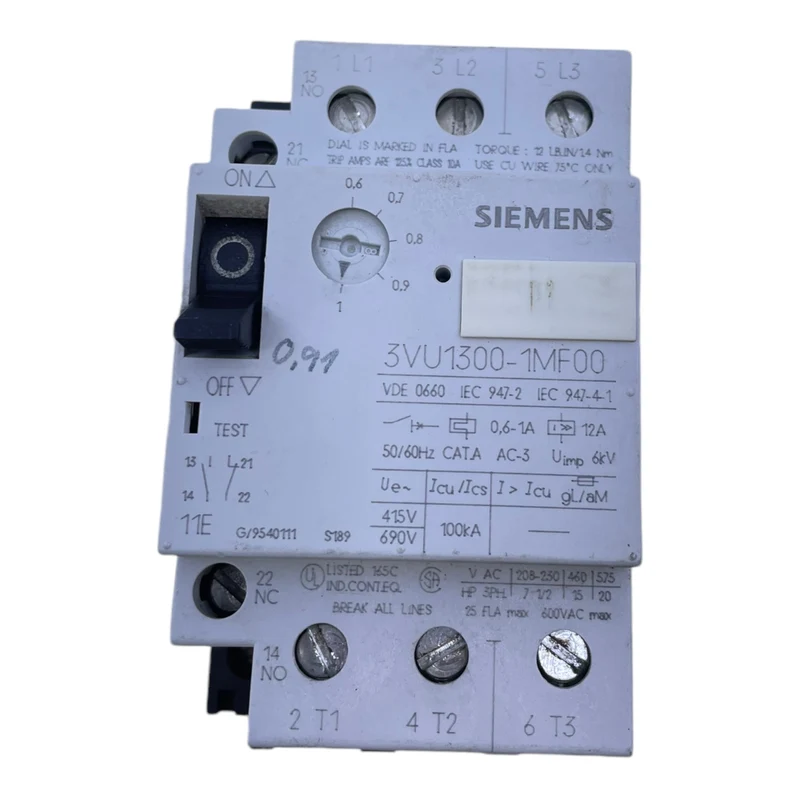 Siemens 3VU1300-1MF00 Leistungsschalter für industriellen Einsatz 3VU1300-1MF00