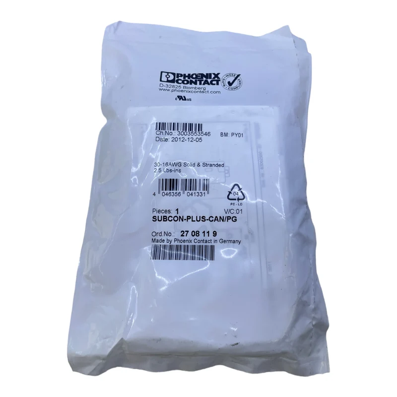Phoenix Contact SUBCON-PLUS-CAN/PG D-SUB Stecker für Industrie Einsatz 2708119