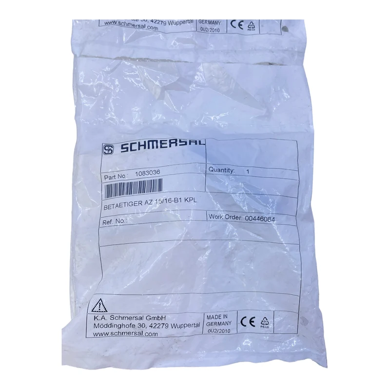 Schmersal Betätiger AZ15/16-B1 KPL 1083036 VE: 2stk/pcs Betätiger