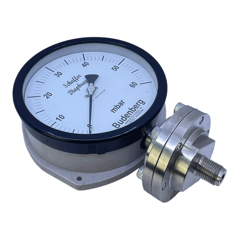 Budenberg 03463001 Manometer für industriellen Einsatz 0-60mBar Budenberg