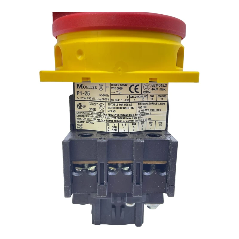 Moeller P1-25/EA/SVB Hauptschalter für industriellen Einsatz Moeller P1-25/EA/SV