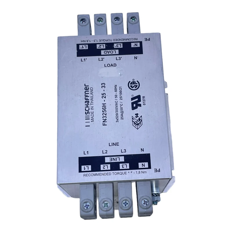 Schaffner FN3256H-25-33 Leistungsfilter für industriellen Einsatz 3x520/300VAC