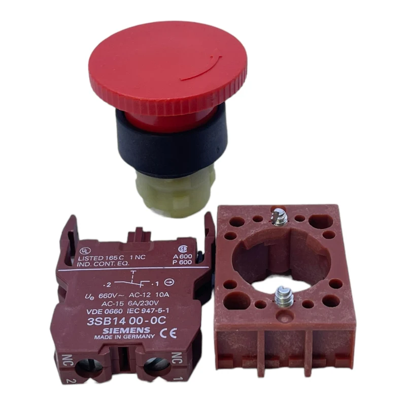 Siemens 3SB1203-1AC01 Not-Aus Schalter für industriellen Einsatz 3SB1203-1AC01