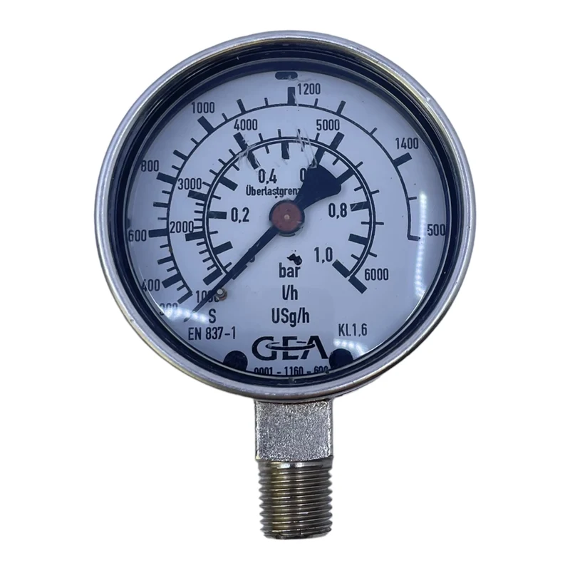GEA 0001-1160-600 Druckmanometer für industriellen Einsatz GEA 0001-1160-600