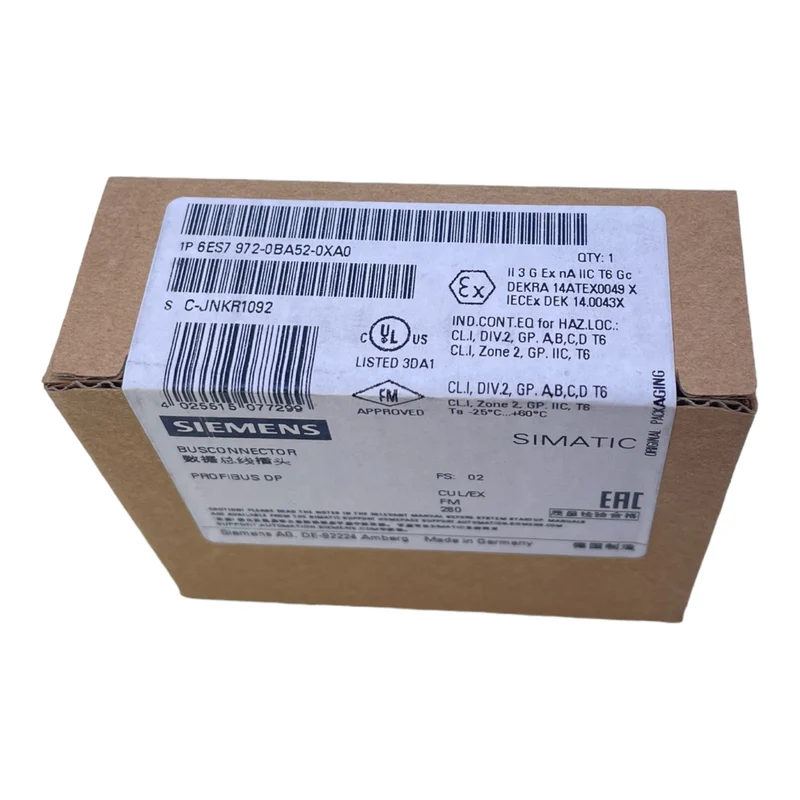 Siemens 6ES7972-0BA52-0XA0 SIMATIC Anschlussstecker für PROFIBUS bis 12 MBit/s