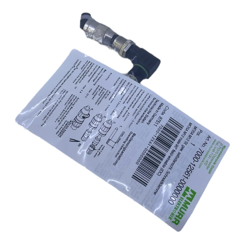 Murr 7000-12561-0000000 M12 St. 90° A-kod. Schneidklemmanschluss VE:4stk/pcs