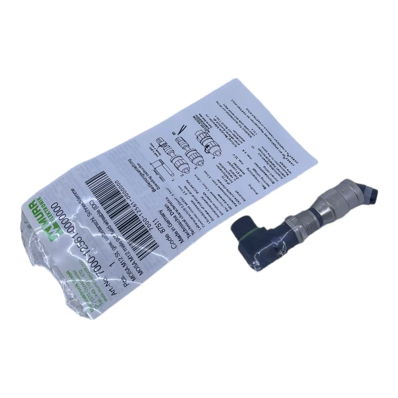 Murr 7000-12561-0000000 M12 St. 90° A-kod. Schneidklemmanschluss VE:4stk/pcs