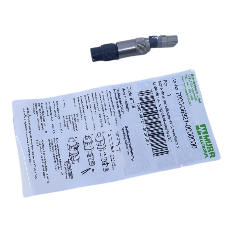 Murr 7000-08321-0000000 Verbindungsstecker für industriellen Einsatz VE:3stk/pcs