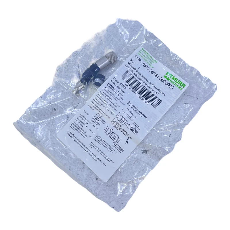 Murr 7000-08341-0000000 M8 St. 0° A-kod. Schneidklemmanschluss VE:13stk/pcs