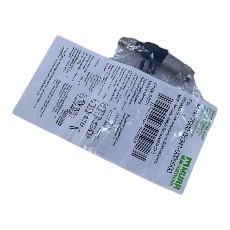 Murr 7000-08341-0000000 M8 St. 0° A-kod. Schneidklemmanschluss VE:13stk/pcs