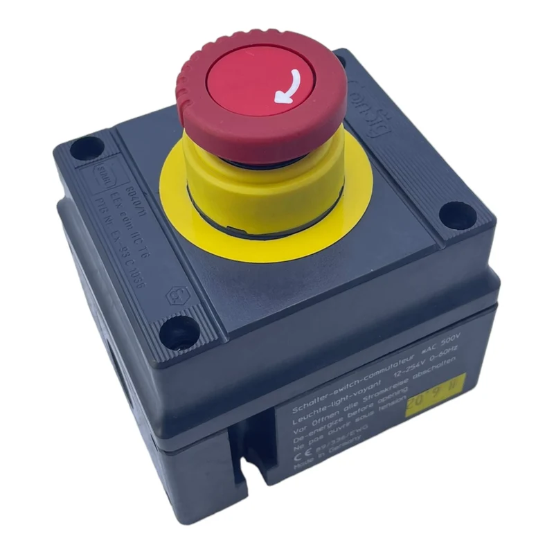 Stahl 8040/11 Notausschalter für industriellen Einsatz Stahl 8040/11 Not Aus
