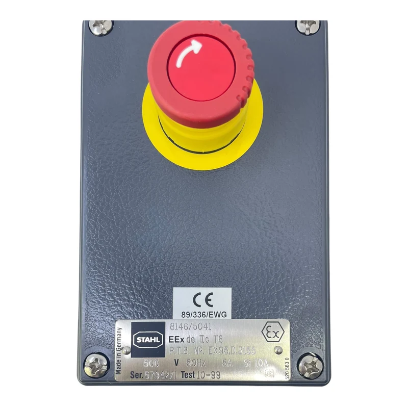 Stahl 8146/5041 Notausschalter für industriellen Einsatz Stahl 8146/5041 Not Aus