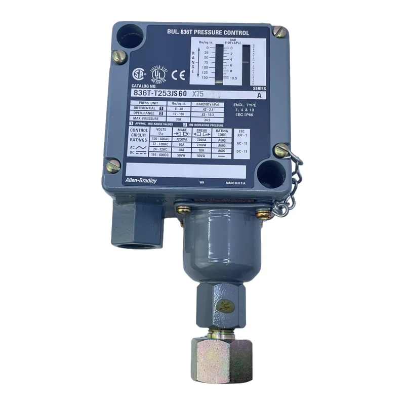Allen Bradley 836T-T253JS60 Druckregler für industriellen Einsatz 836T-T253JS60